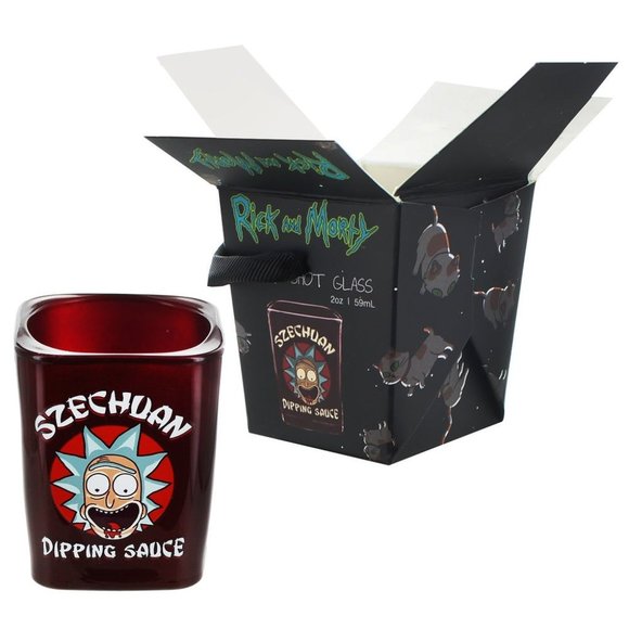 Rick and Morty Szechuan Dipping Sauce Shot Glass - Picture 1 of 4